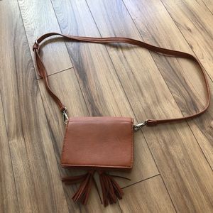Altar’d State small brown vegan leather crossbody bag